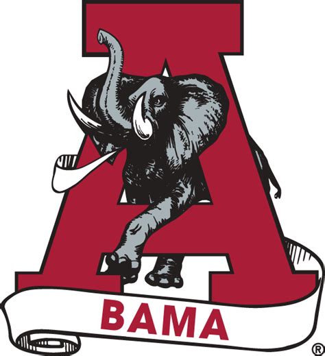 Alabama Crimson Tide Secondary Logo Ncaa Division I A C Ncaa A C