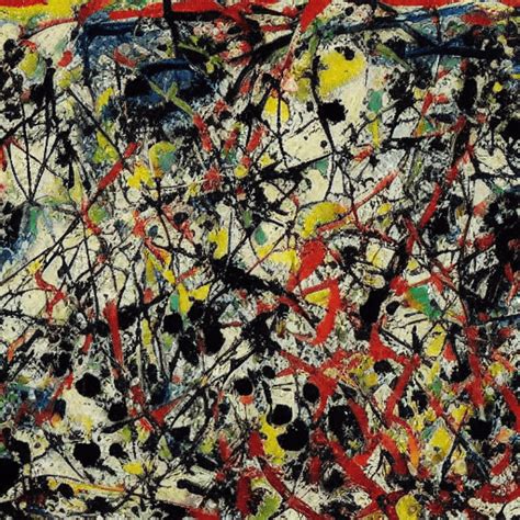 A Painting By Jackson Pollock Creative Fabrica