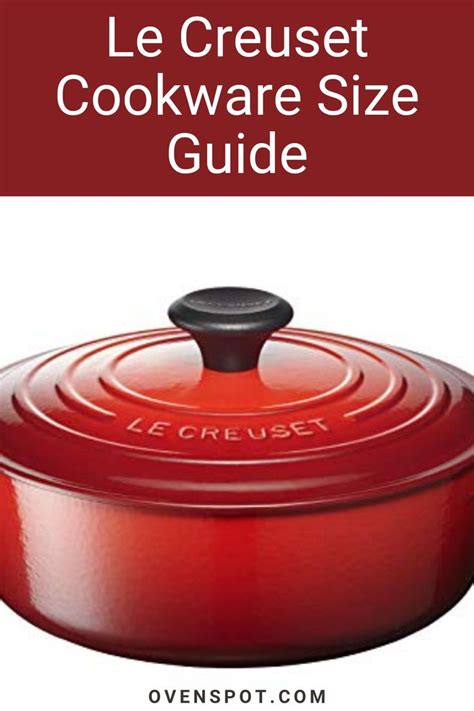 Le Creuset Cookware Size Guide (Sizes By Letter)