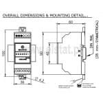 Licznik Czasu Pracy Elektromechaniczny Szyna T35 Zasilanie 230 415AC