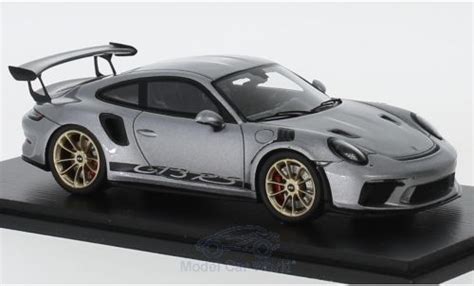 Modellautos Porsche 991 GT3 RS 1 43 Spark 911 GT3 RS Mettalic Grau