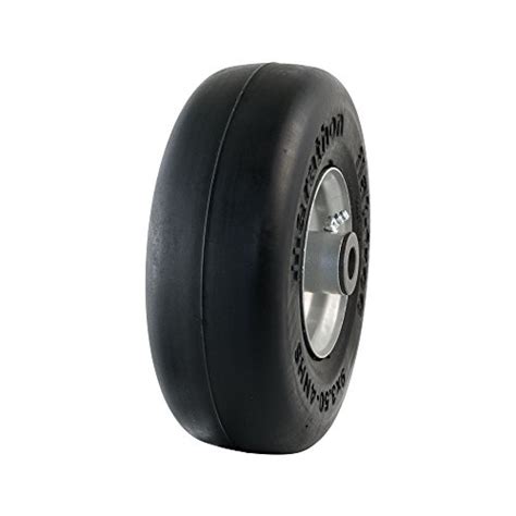 Marathon 9x350 4 Flat Free Lawnmower Tire On Wheel 4 Centered Hub