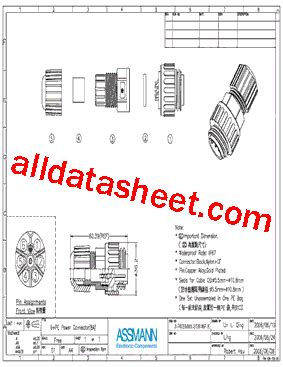 A P07BMMA S180 WP R Datasheet PDF Assmann Electronics Inc