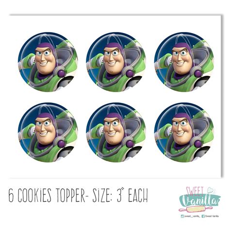 Buzz Lightyear Cupcake Toppers