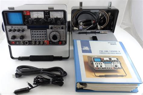 Ifr Fm Am S Communication Service Monitor With Manual And Bag Used