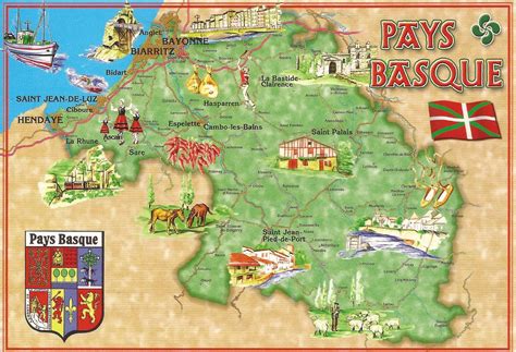 Pays basque carte touristique » Vacances - Guide Voyage