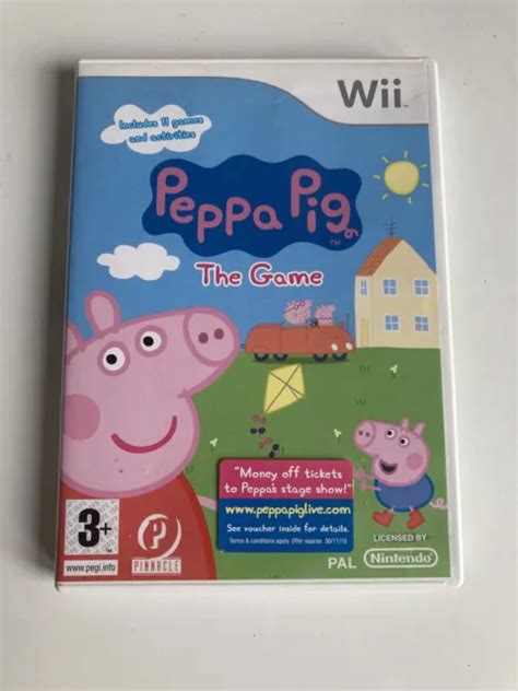 PEPPA PIG: THE Game (Nintendo Wii, 2009) Complete With Manual Free ...