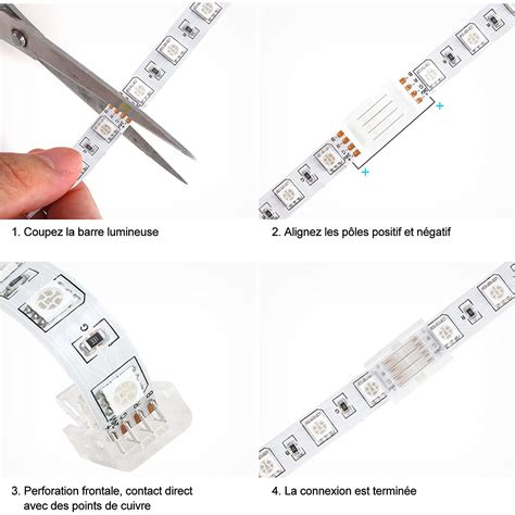 Set Conectori Banda Led Pvc Pc Cu Pini Mm Transparent Emag Ro