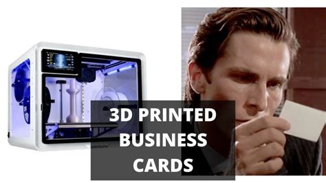 3D Printed Business Cards - Make Your Business Stand Out More for Less ...