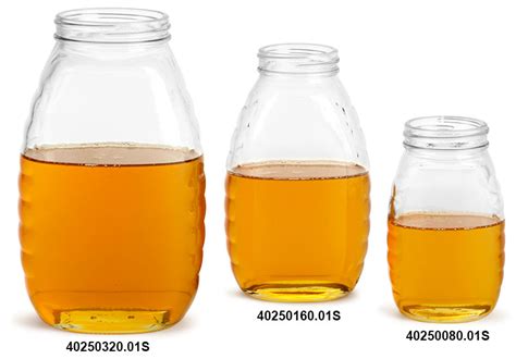 Sks Bottle And Packaging Glass Jars Clear Glass Honey Jars Bulk