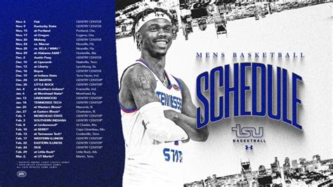 TSU Men's Basketball Announces Schedule for 2023-24 Season - Williamson ...