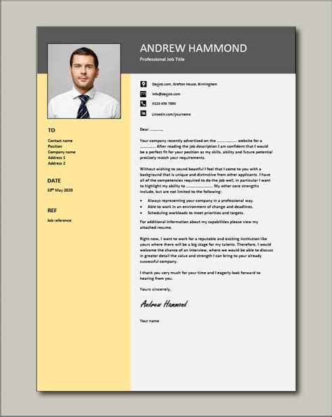 Create Cover Letter From Resume