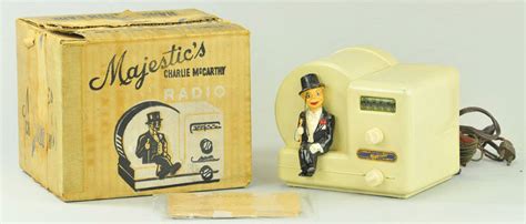 Majestics Charlie Mccarthy Radio With Box Sep 22 2012 Bertoia