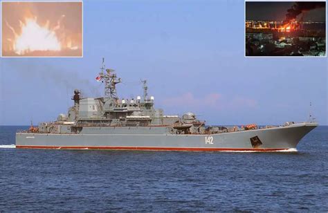 Ukraine claims the destruction of Russian Navy's Novocherkassk Ropucha-class landing ship