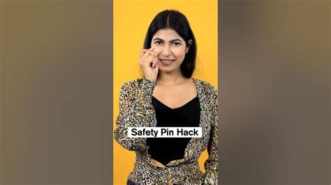 Safety Pin Hack Viral Beauty Hacks Anaysa Shorts Youtube