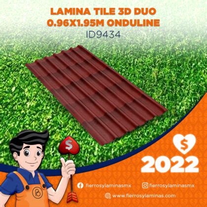 Lamina Tile D Duo Onduline Fierros Y L Minas