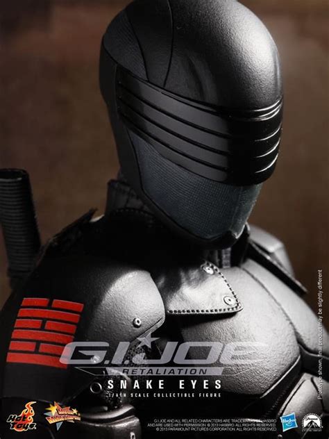 Hot Toys G I JOE RETALIATION Snake Eyes Figure Sideshow Collectibles