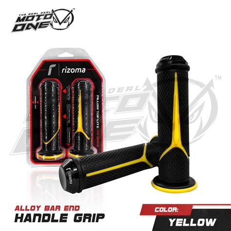 Motorcycle Spare Parts Rizoma Handle Grip Rubber With Alloy Bar End