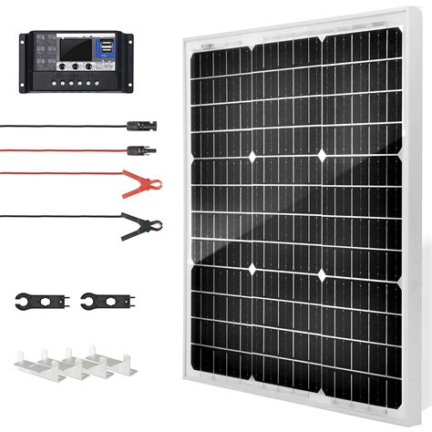 Buy SUNSUL 50 Watt 12 Volt Monocrystalline Solar Panel Kit With 30A