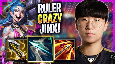 Ruler Is So Crazy With Jinx Jdg Ruler Plays Jinx Adc Vs Aphelios