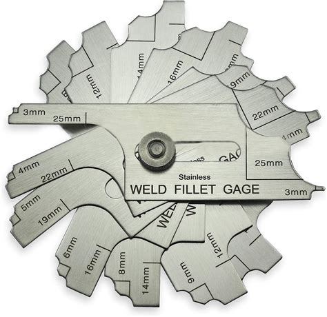 Amazon Fillet Weld Gauge Gage Set Stainless Steel Welding