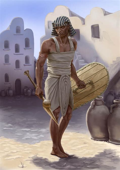 Ancient Egyptian warrior of the new kingdom by SkifVetal on DeviantArt