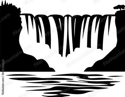 niagara falls logo vector design filefountain