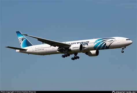 SU GDR EgyptAir Boeing 777 36NER Photo By Simon Fewkes ID 1233871