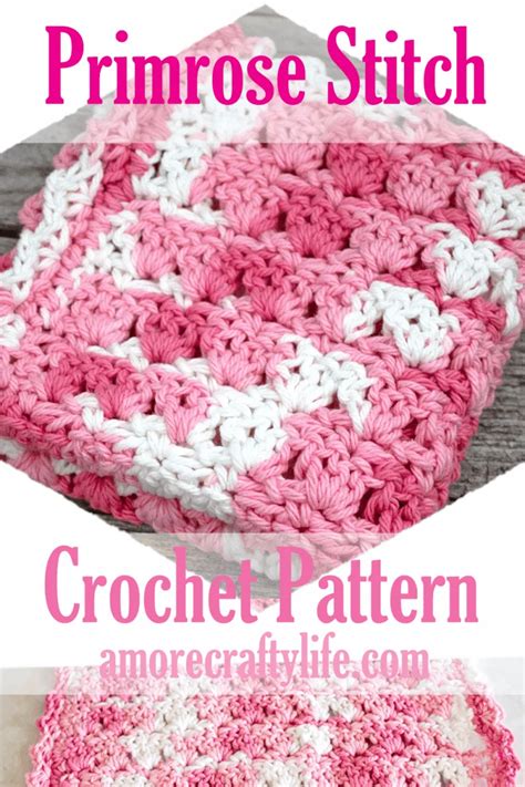 Primrose Crochet Stitch Pattern How To Video And Tutorial A More