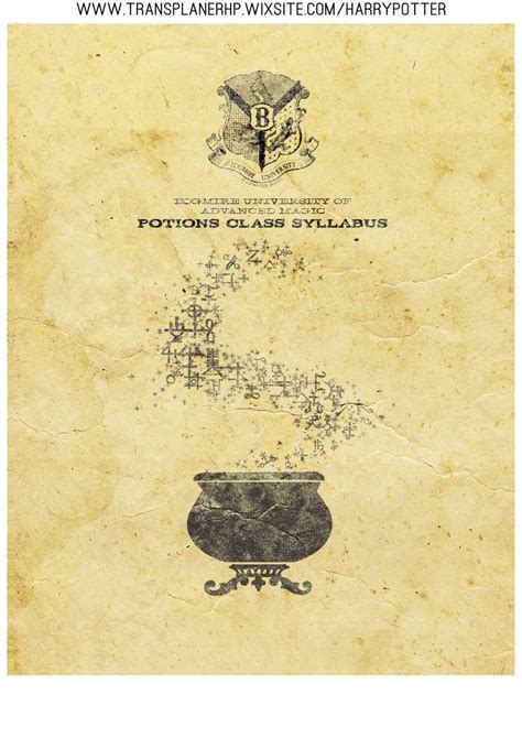 Diy Livre Des Potions Harry Potter Livre Potions De Harry Potter Hot