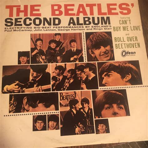 Yahooオークション The Beatles Second Album Lp Odeon 赤盤