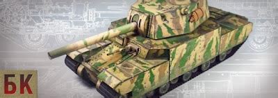 World Of Tanks Type Heavy Tank Papercraft Papercraft Paradise