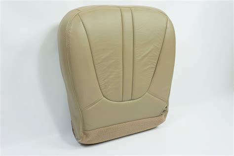 98 Ford Expedition Eddie Bauer Driver Bottom Replacement Leather Seat Cover Tan