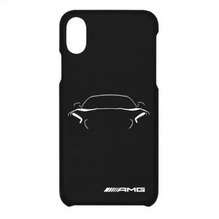 Coque téléphone AMG dessin voiture iPhone X XS