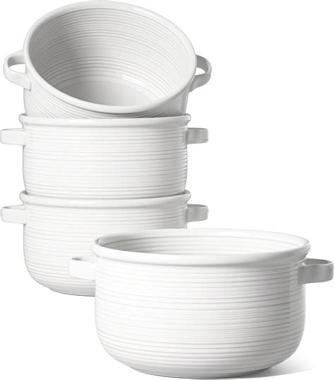 Le Tauci Oz Ceramic Soup Bowls With Handles French Onion Soup Bowls