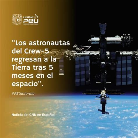 Peu Unam On Twitter Los Astronautas Del Crew Regresan A La Tierra