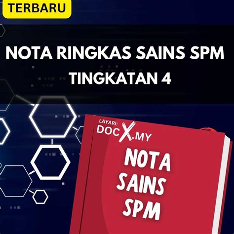 Nota Ringkas Sains Spm Tingkatan 4 Docxmy