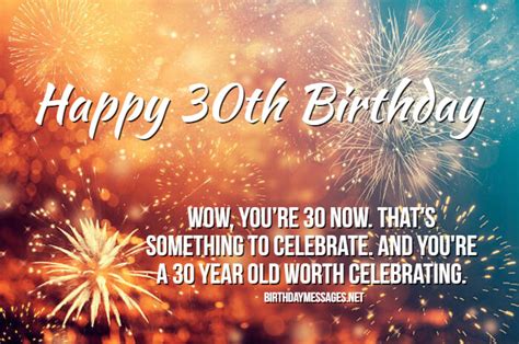 30th Birthday Wishes For The Thirtysomethings In Your Life