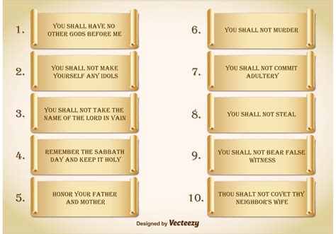 Ten Commandments - Download Free Vector Art, Stock Graphics & Images