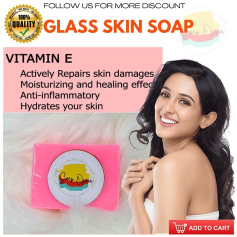 🧼[anti Acne]100 Glass Skin Soap Lightens Dark Spots Lessens The