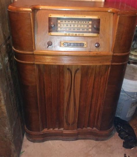 L 915 Model General Electric Antique Tube Amp Radio Wood 1941 For Sale