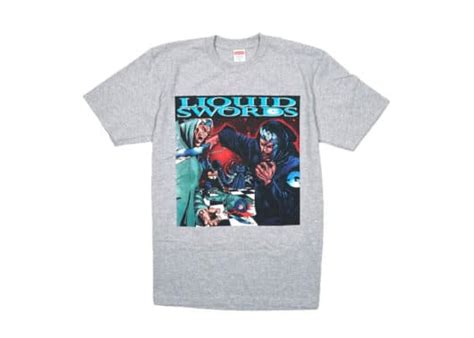 Buy Supreme Liquid Swords Tee Heather Grey Online In Australia Kickstw