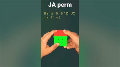 Ja perm on 3 × 3 cube with algoritham #cube - YouTube