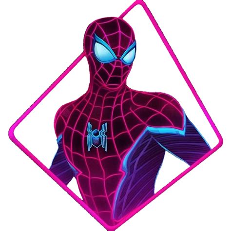 Neon spider man