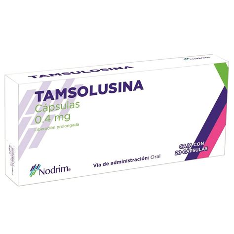 Nodrim Tamsulosina 0 4 Mg 20 Capsulas Farmacia Soriana