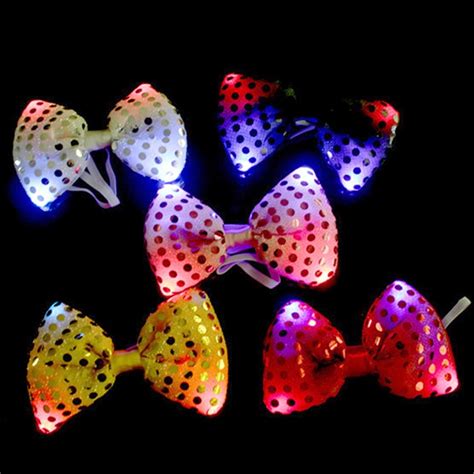 Rgb Bowtie Led Flashing Tie Party Clothing Bow Tie For Men Illuminated