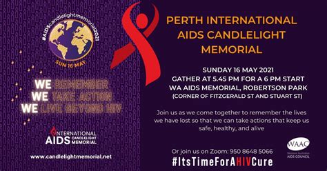 Perth International Aids Candlelight Memorial 2021 We Make Videos