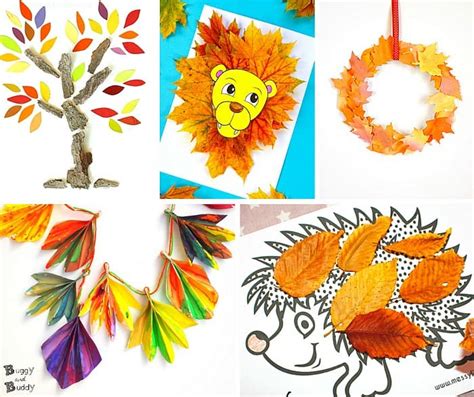 20+ Fun and Inspiring Fall Leaf Crafts for Kids - Buggy and Buddy