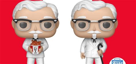 Kfc X Funko One Of The Two Figures Featuring The Brands Mascot