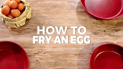 How To Fry An Egg Youtube